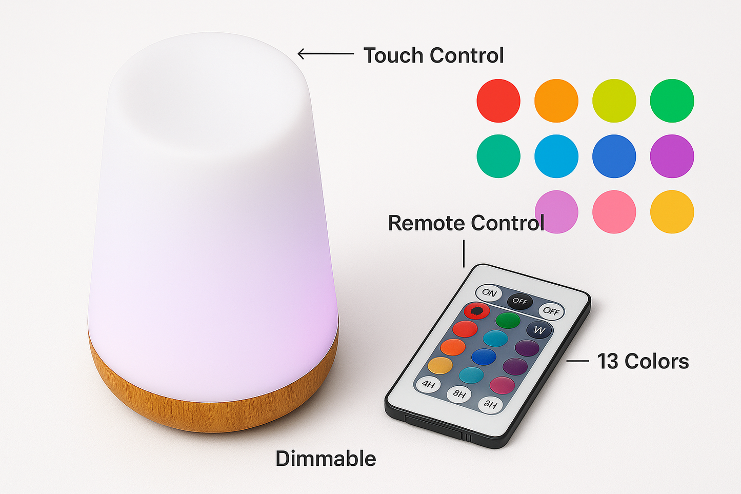 13 Color Changing Night Light