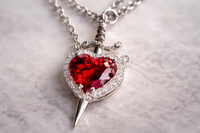 Eternal Bond™ Heart & Sword Necklace