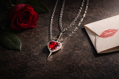 Eternal Bond™ Heart & Sword Necklace