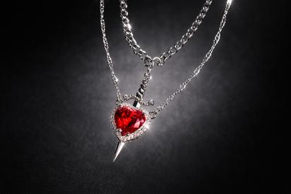 Eternal Bond™ Heart & Sword Necklace