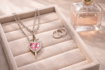Eternal Bond™ Heart & Sword Necklace