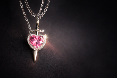 Eternal Bond™ Heart & Sword Necklace