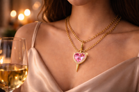 Eternal Bond™ Heart & Sword Necklace