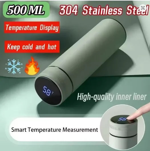 SmartTemp™ LED Thermos Bottle (500ML) 🌡️✨
